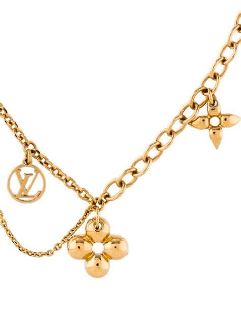 louis vuitton black necklace|louis vuitton necklace blooming.